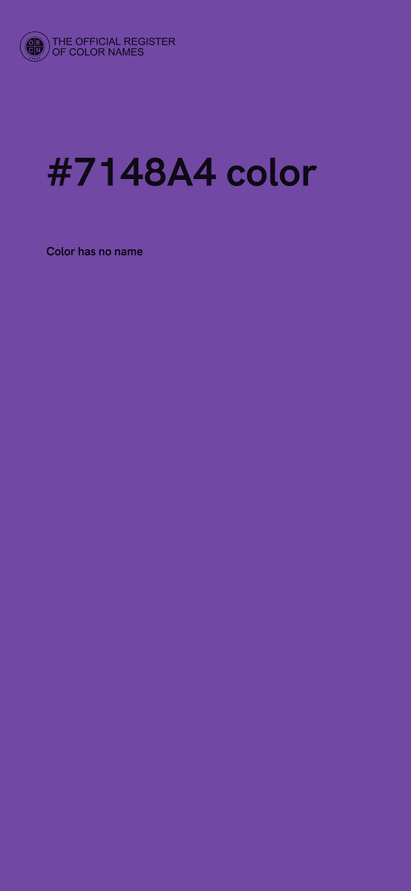 #7148A4 color image