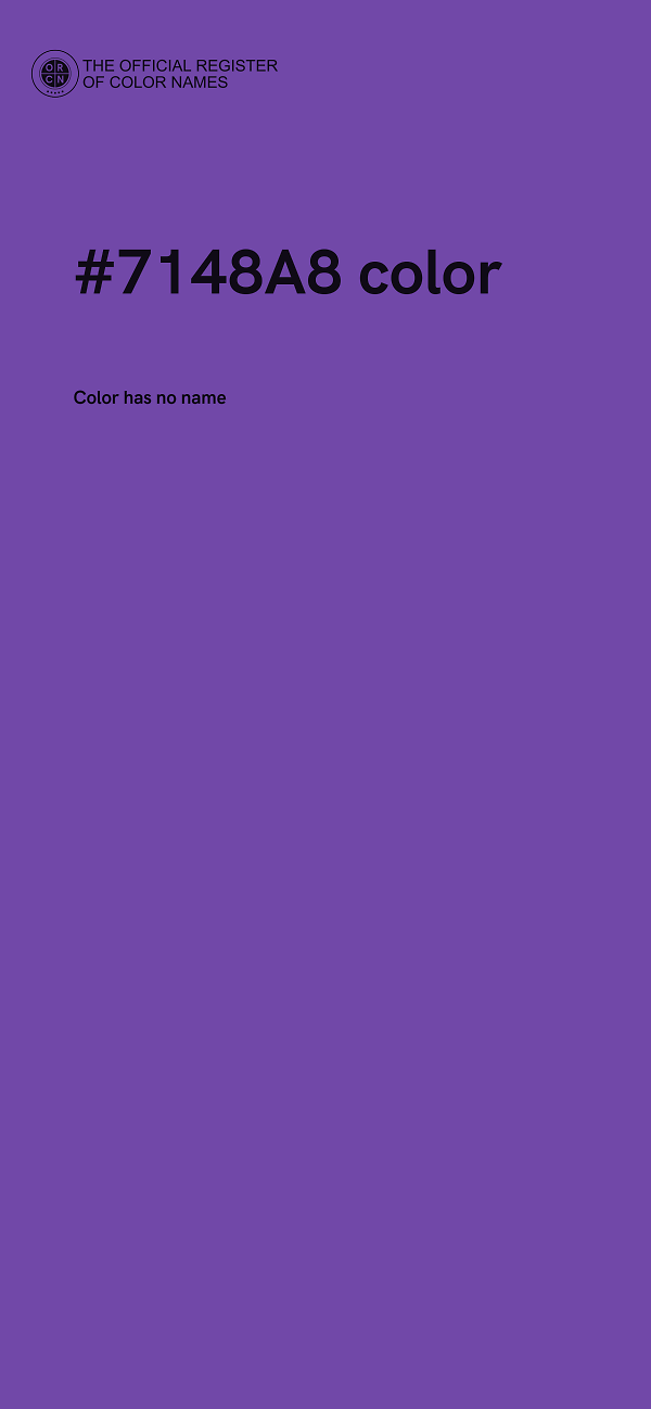 #7148A8 color image