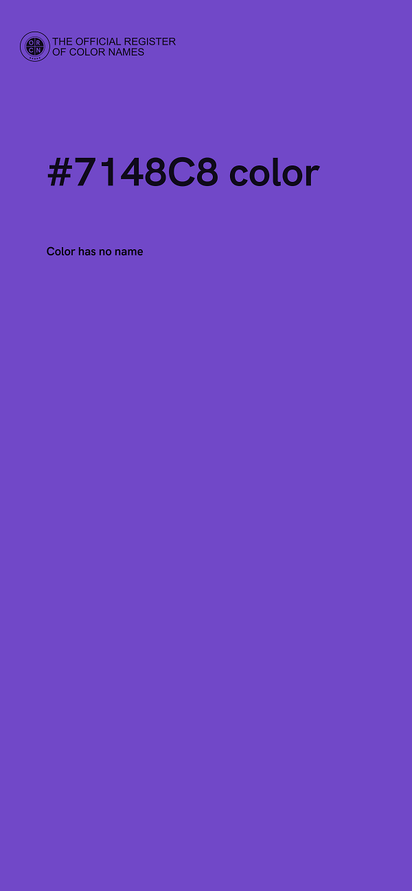 #7148C8 color image