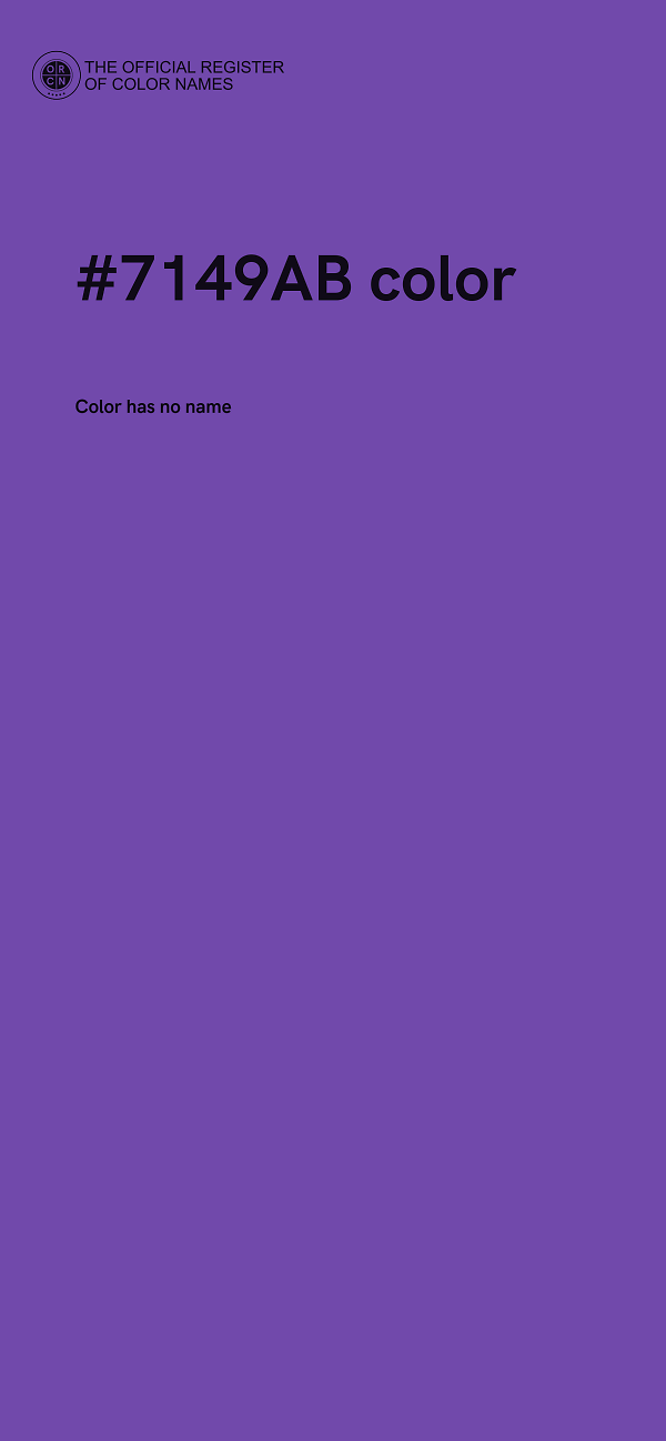 #7149AB color image