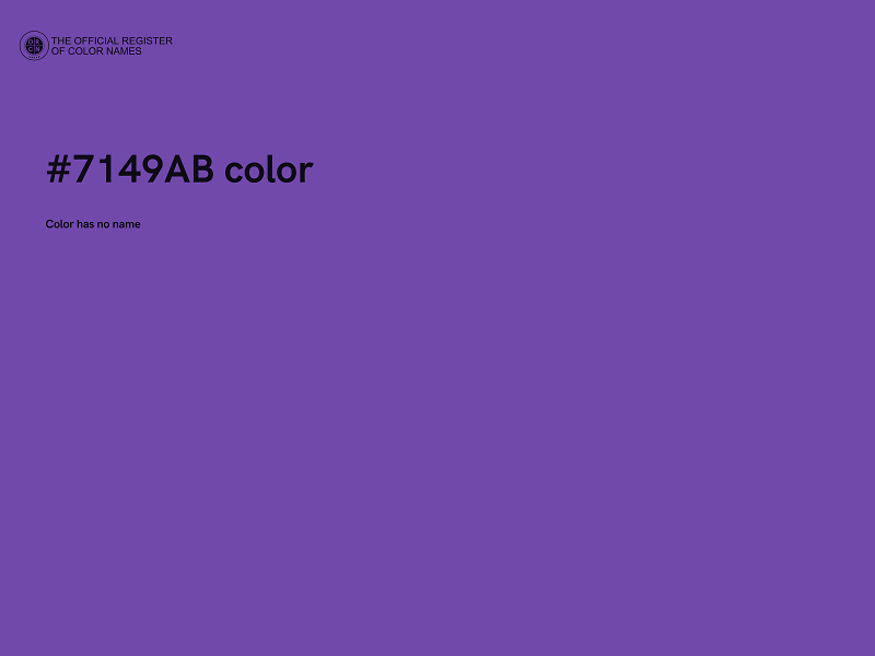 #7149AB color image