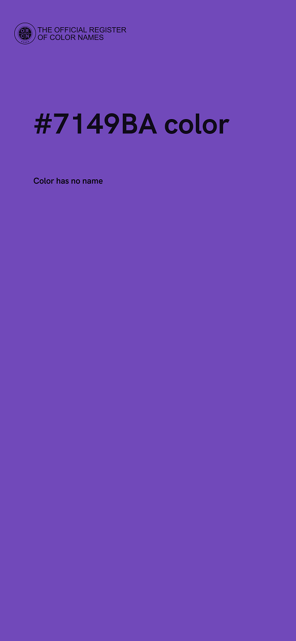 #7149BA color image