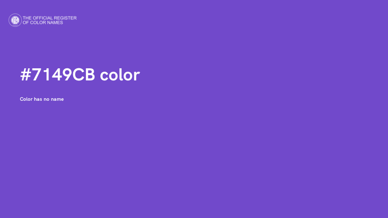 #7149CB color image