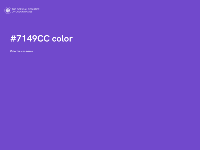 #7149CC color image