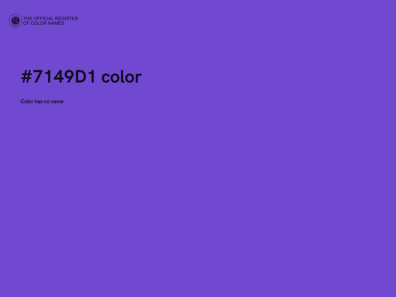 #7149D1 color image