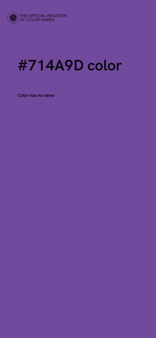 #714A9D color image