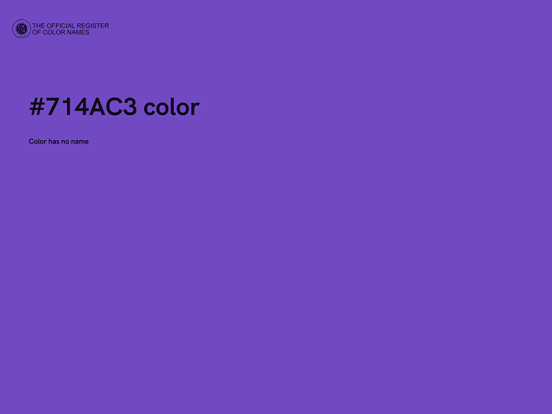 #714AC3 color image