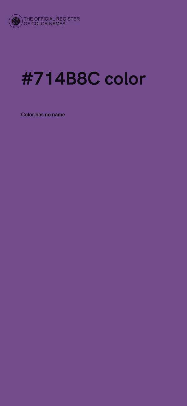 #714B8C color image