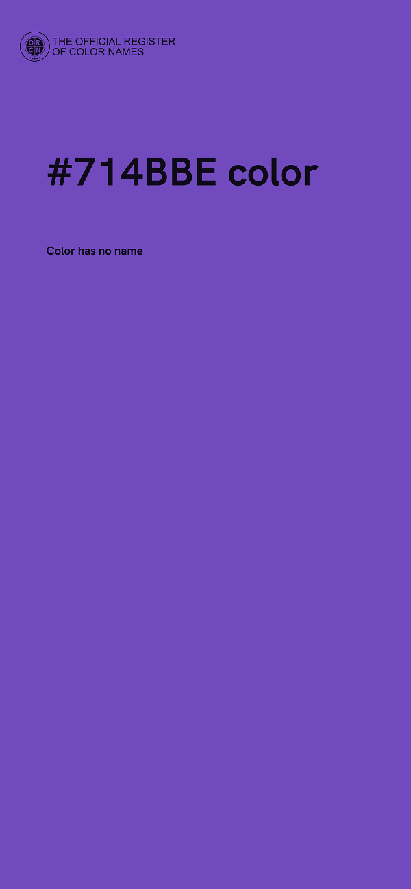 #714BBE color image
