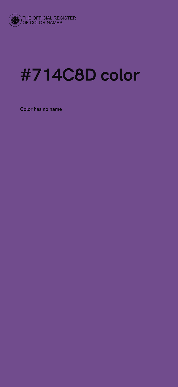 #714C8D color image