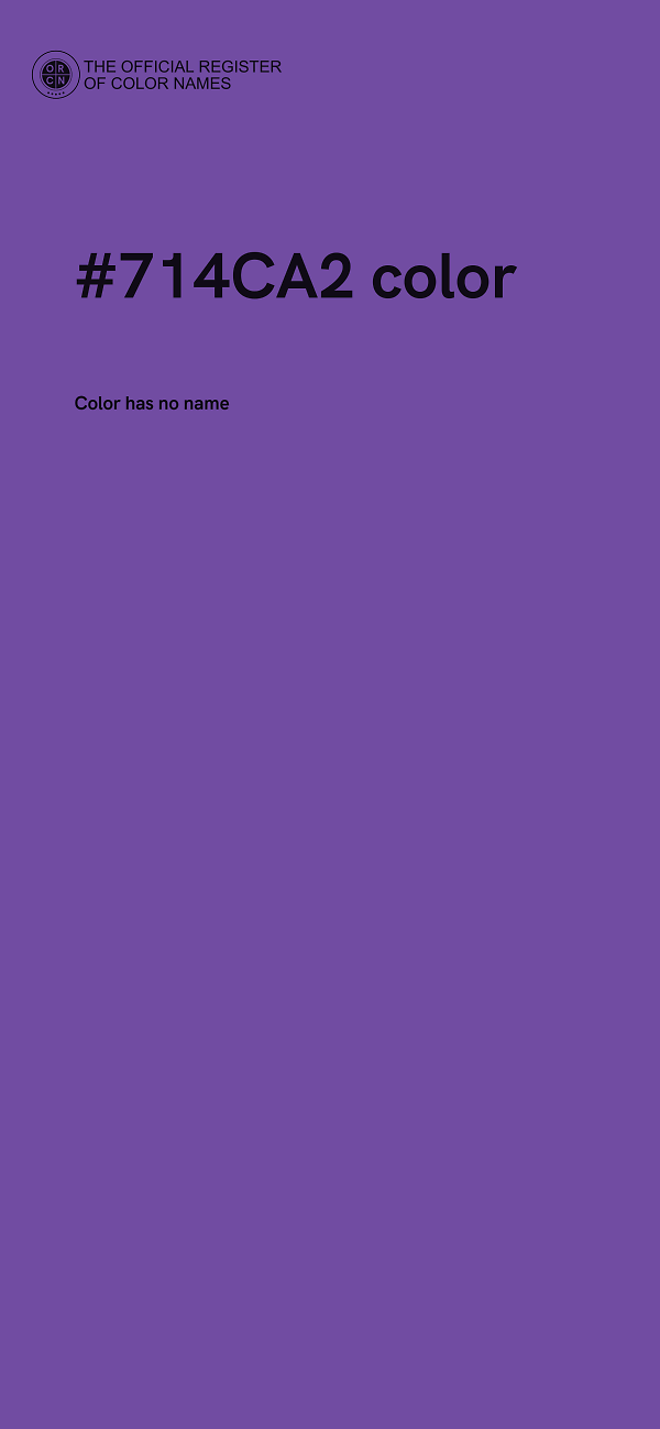 #714CA2 color image