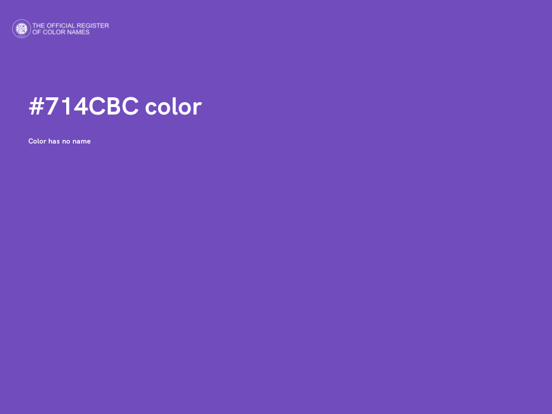 #714CBC color image
