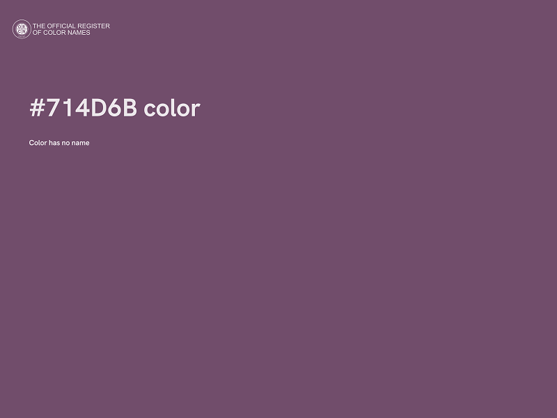 #714D6B color image