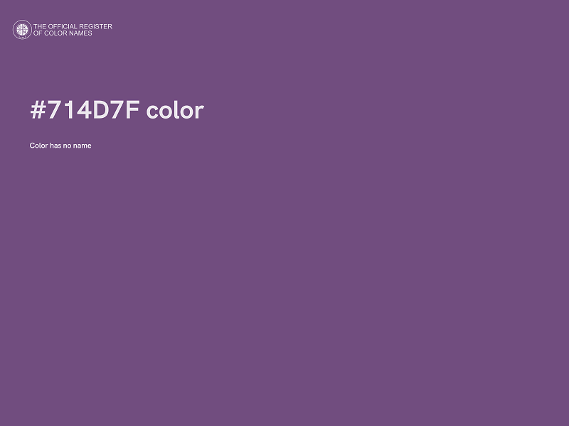 #714D7F color image