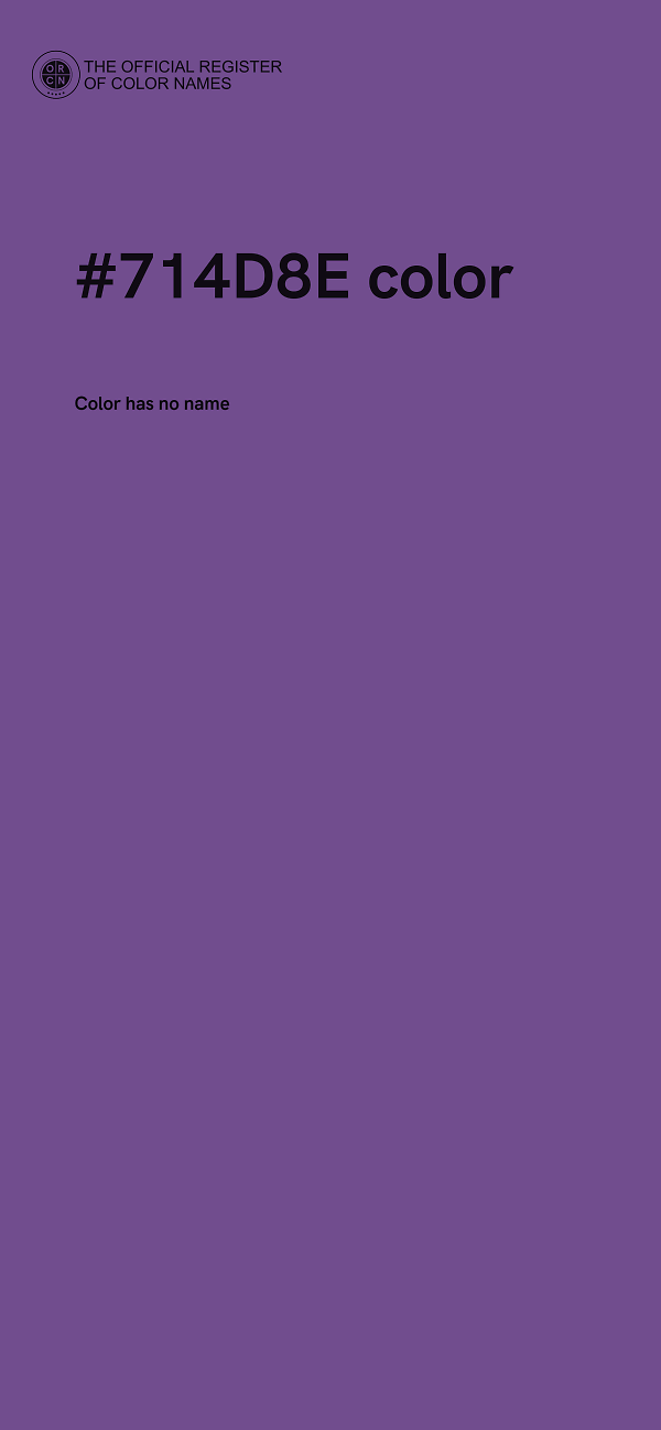 #714D8E color image