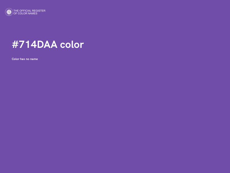 #714DAA color image