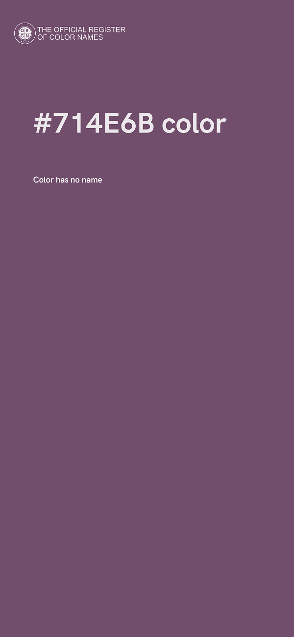 #714E6B color image