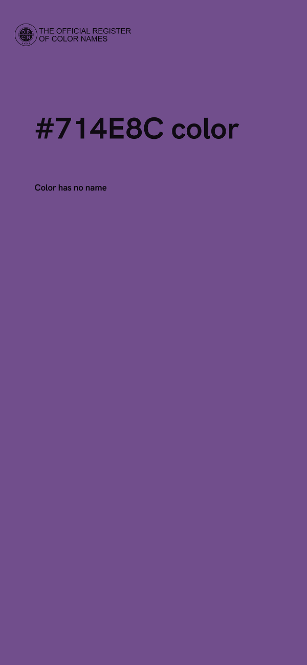 #714E8C color image