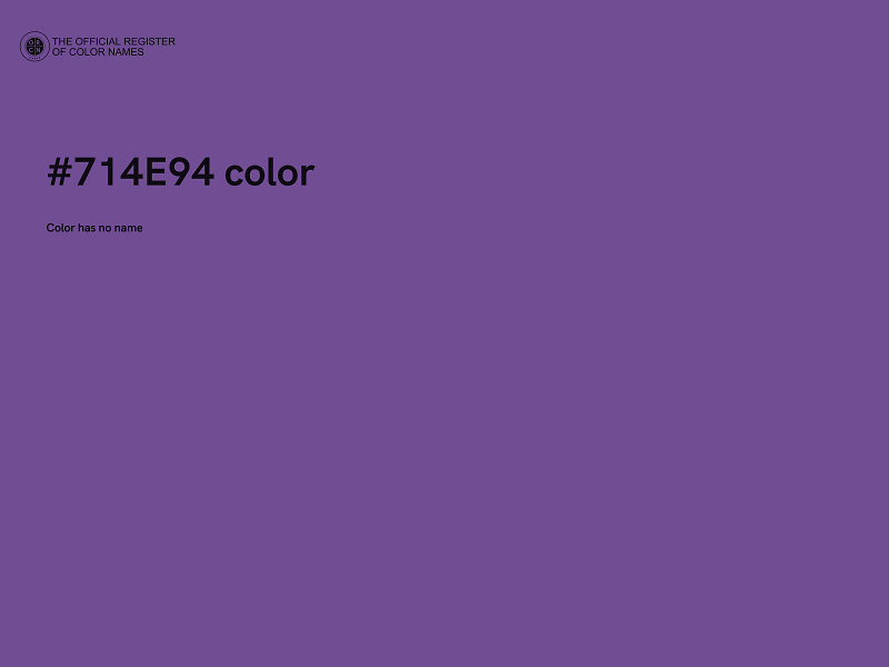 #714E94 color image