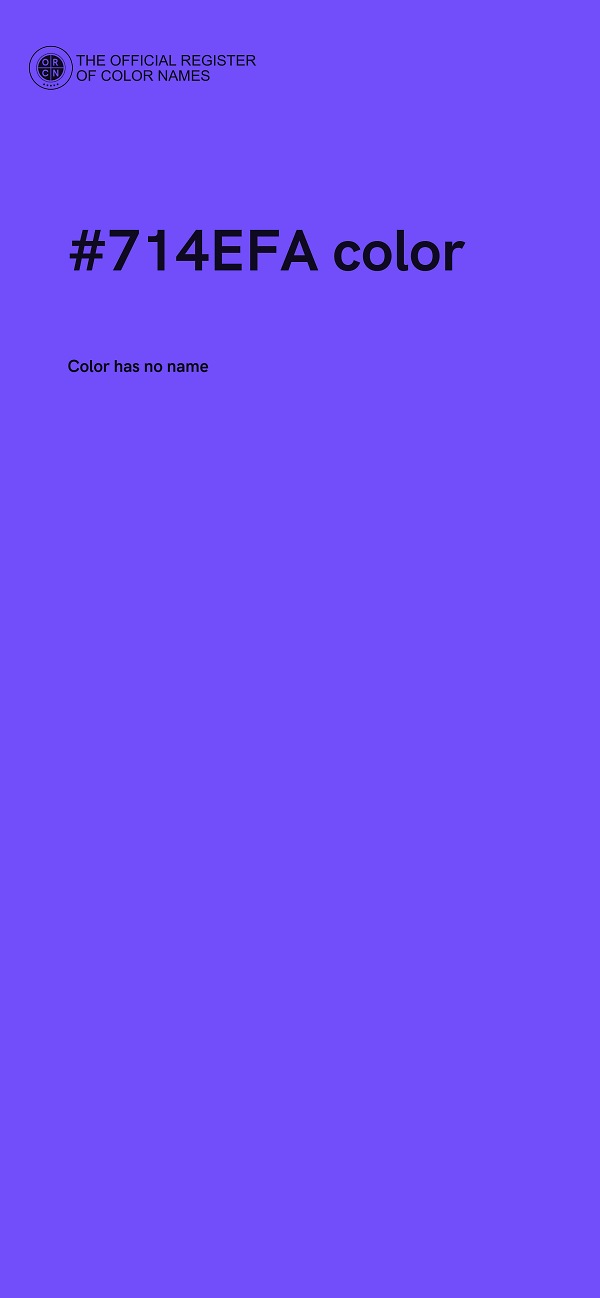 #714EFA color image