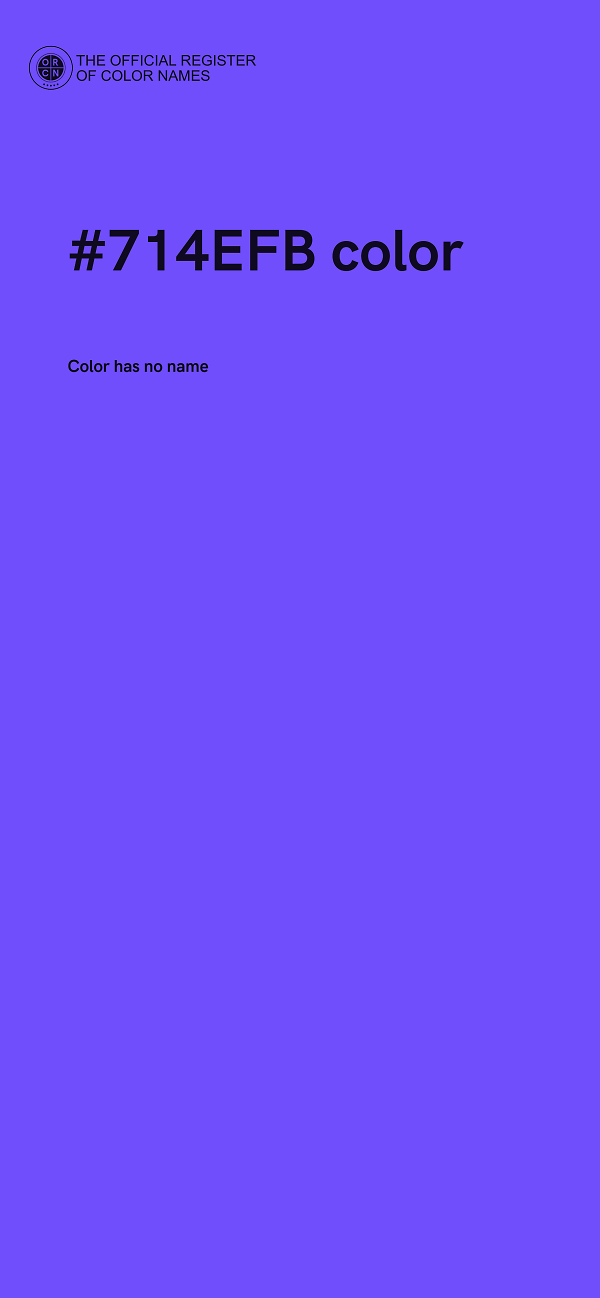 #714EFB color image