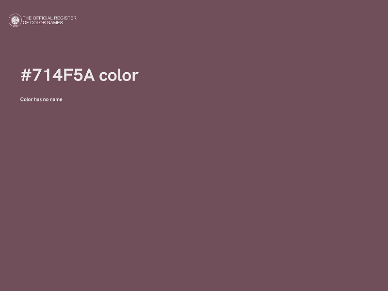 #714F5A color image