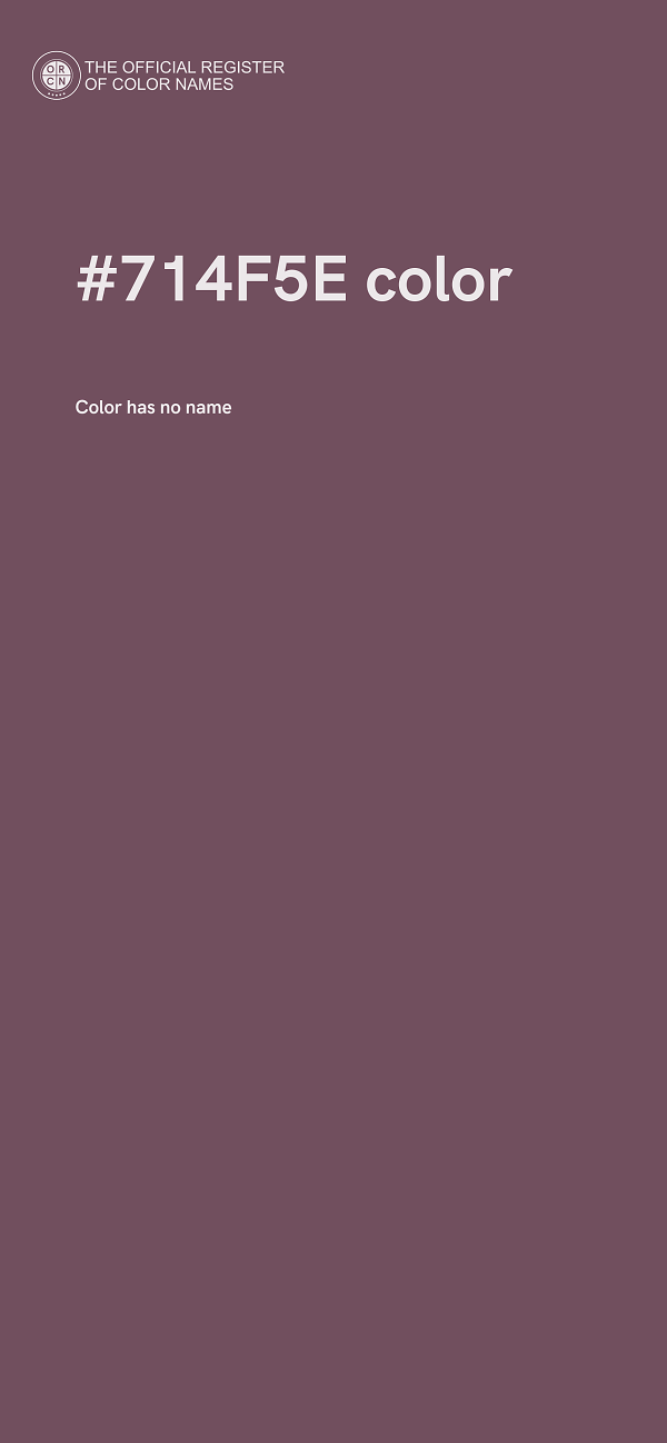 #714F5E color image