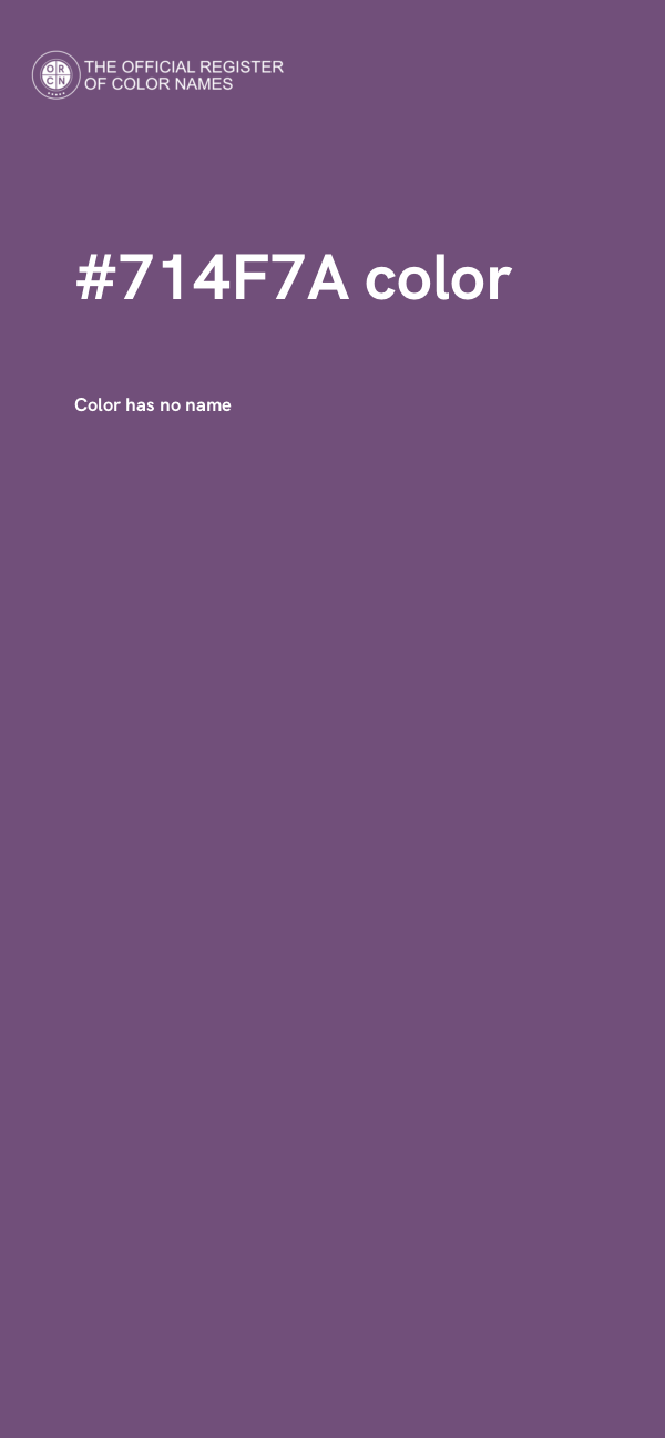 #714F7A color image