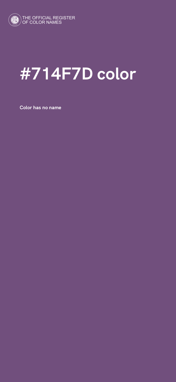 #714F7D color image
