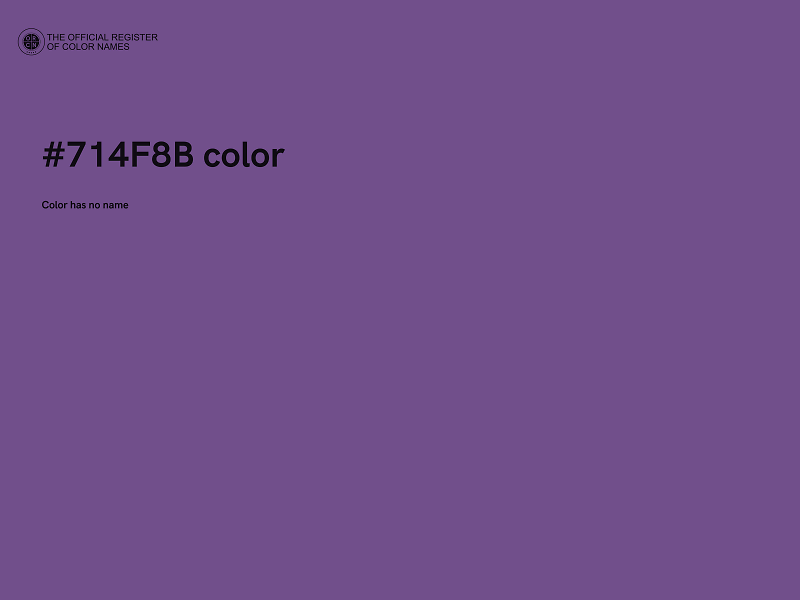 #714F8B color image