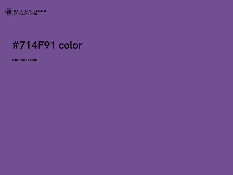 #714F91 color image