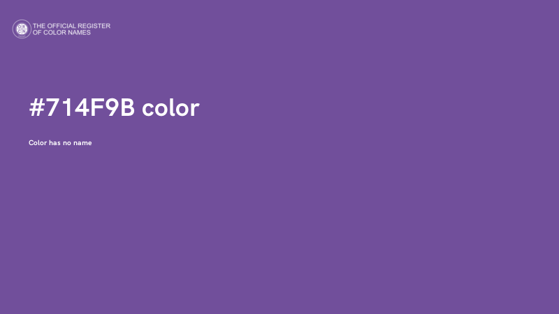 #714F9B color image
