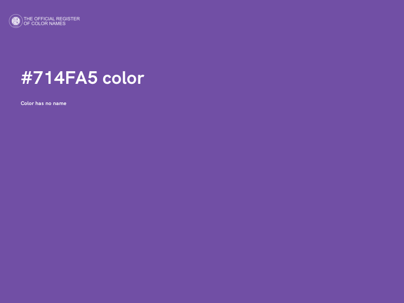 #714FA5 color image