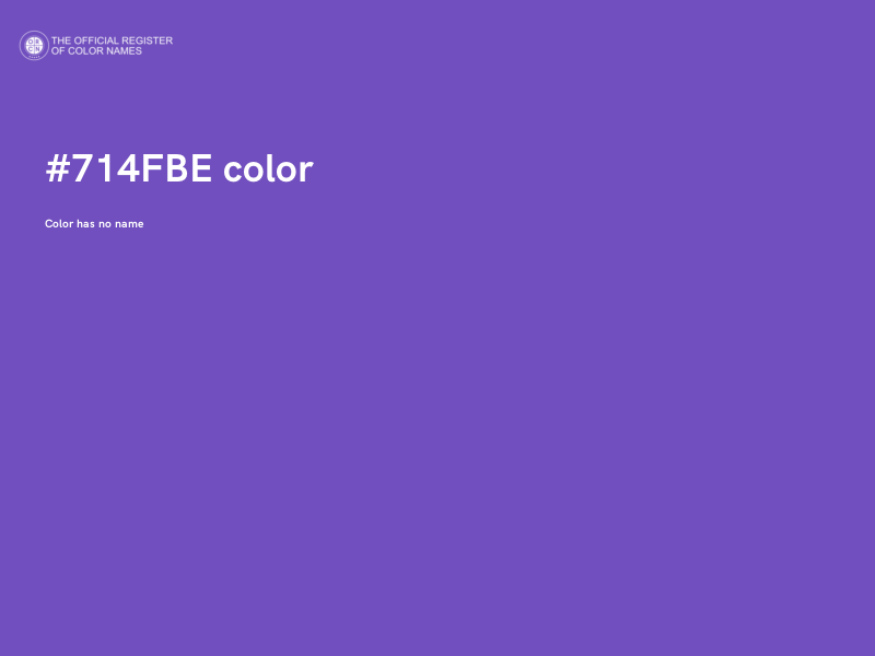 #714FBE color image