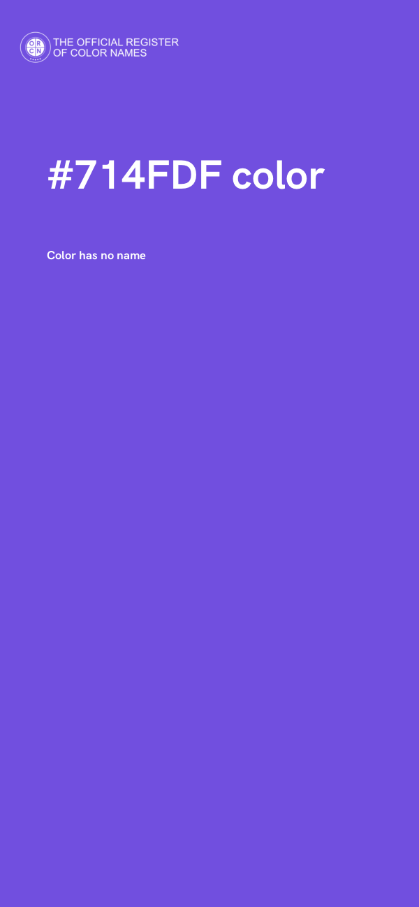 #714FDF color image