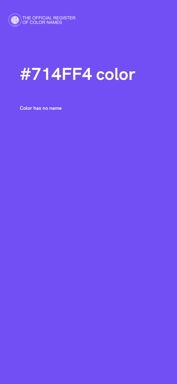 #714FF4 color image