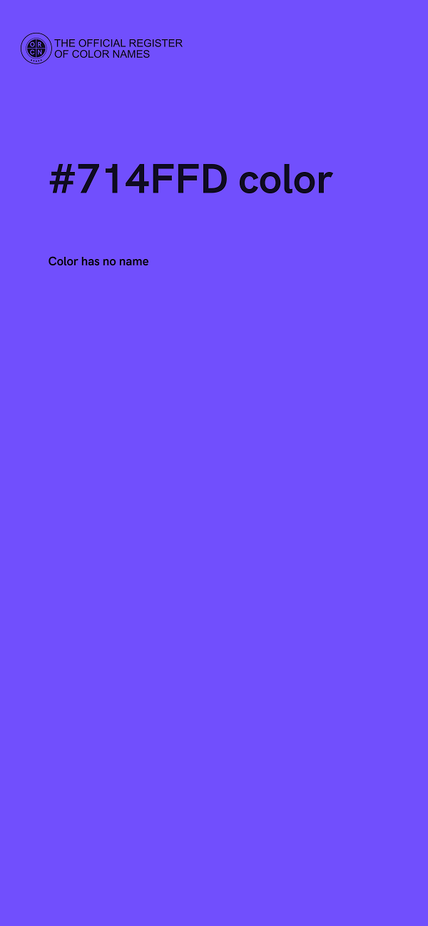 #714FFD color image