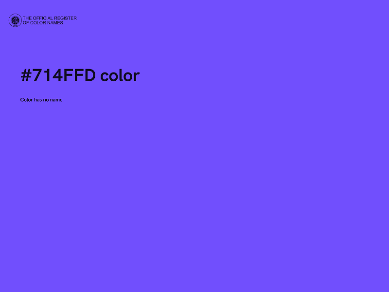 #714FFD color image
