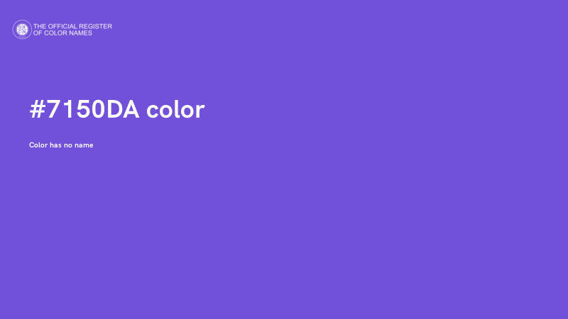 #7150DA color image