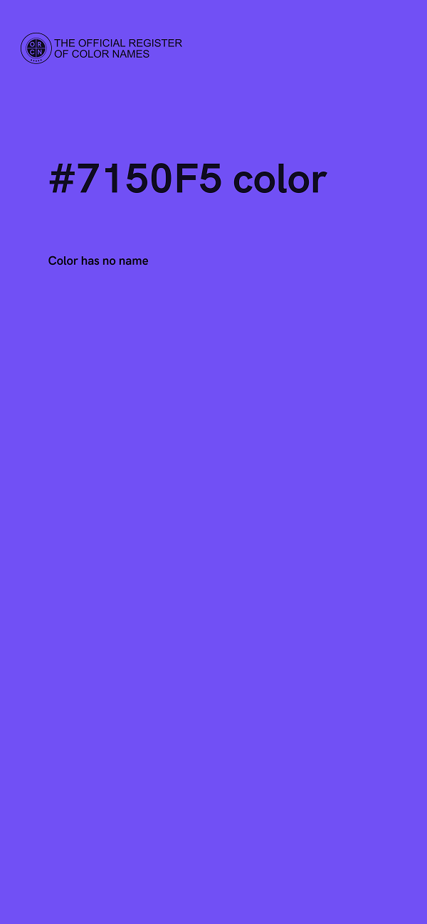 #7150F5 color image
