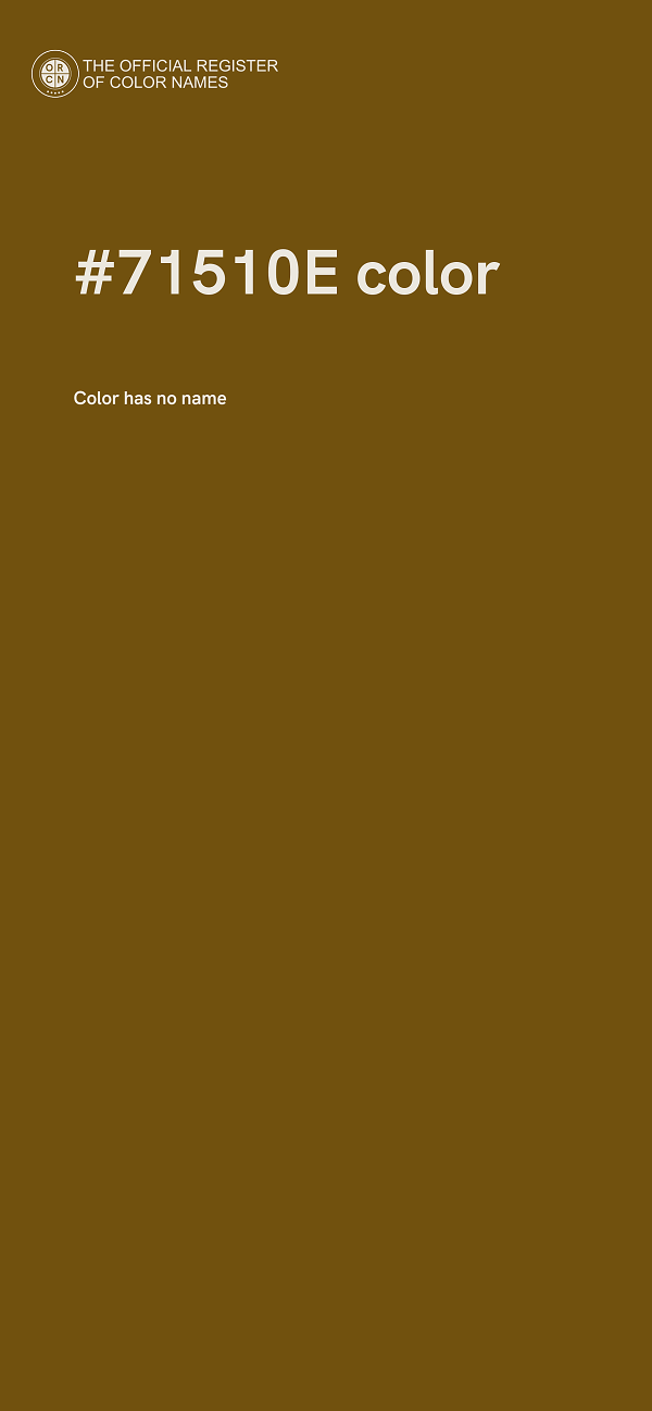 #71510E color image