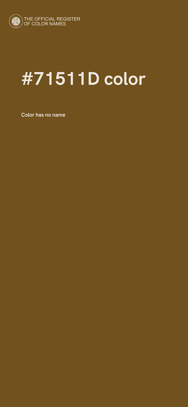 #71511D color image