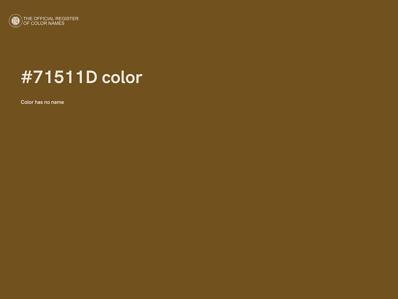 #71511D color image