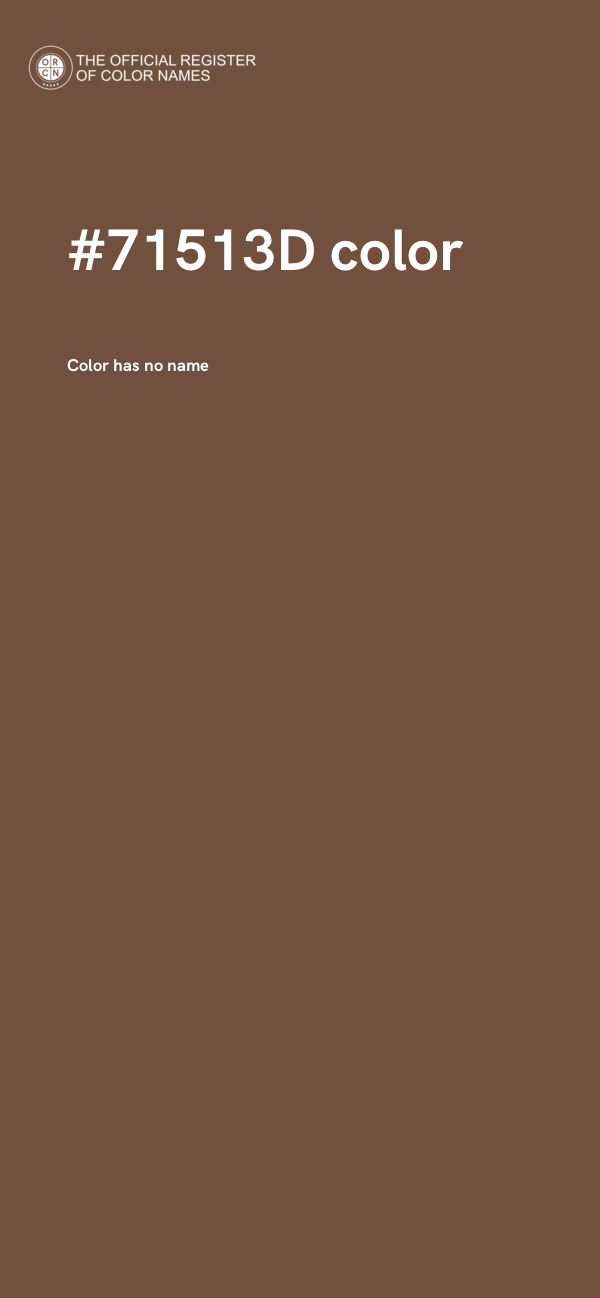 #71513D color image