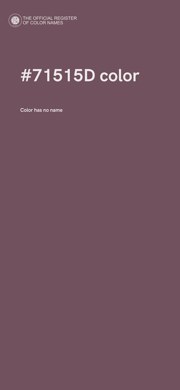 #71515D color image