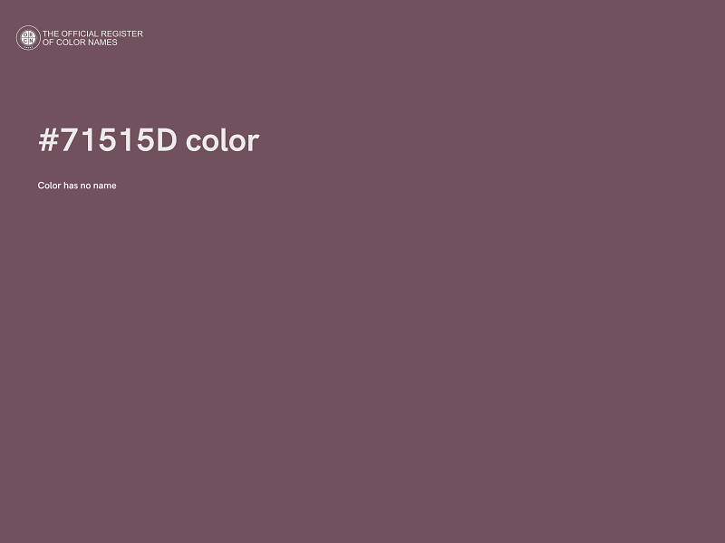 #71515D color image