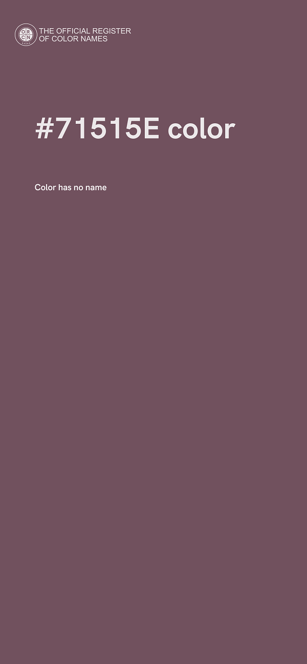 #71515E color image