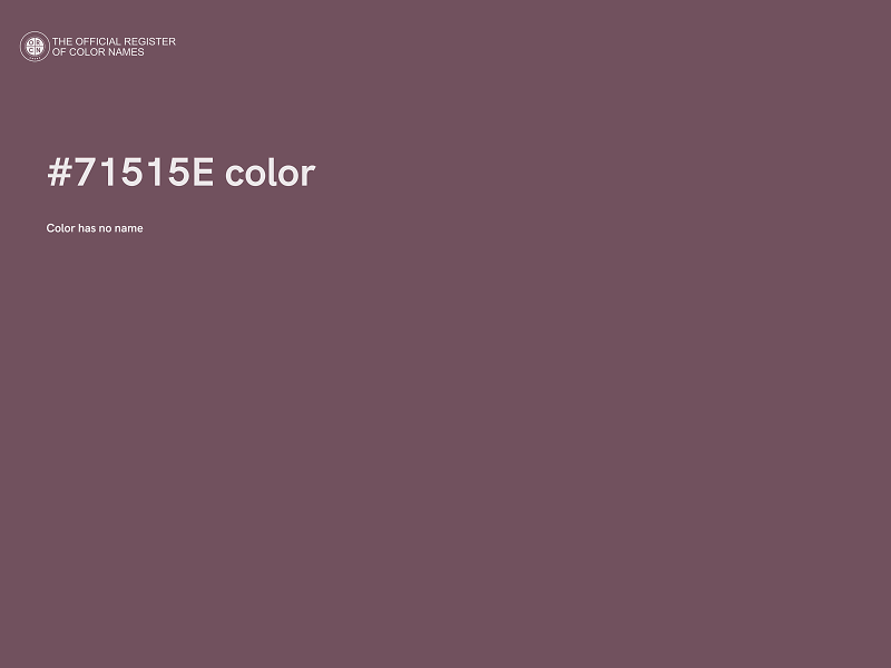 #71515E color image