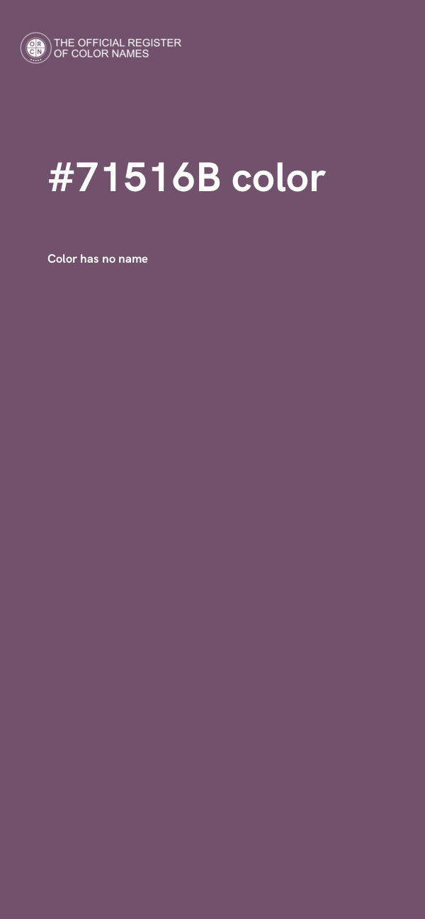 #71516B color image