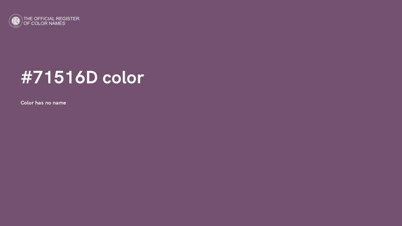 #71516D color image